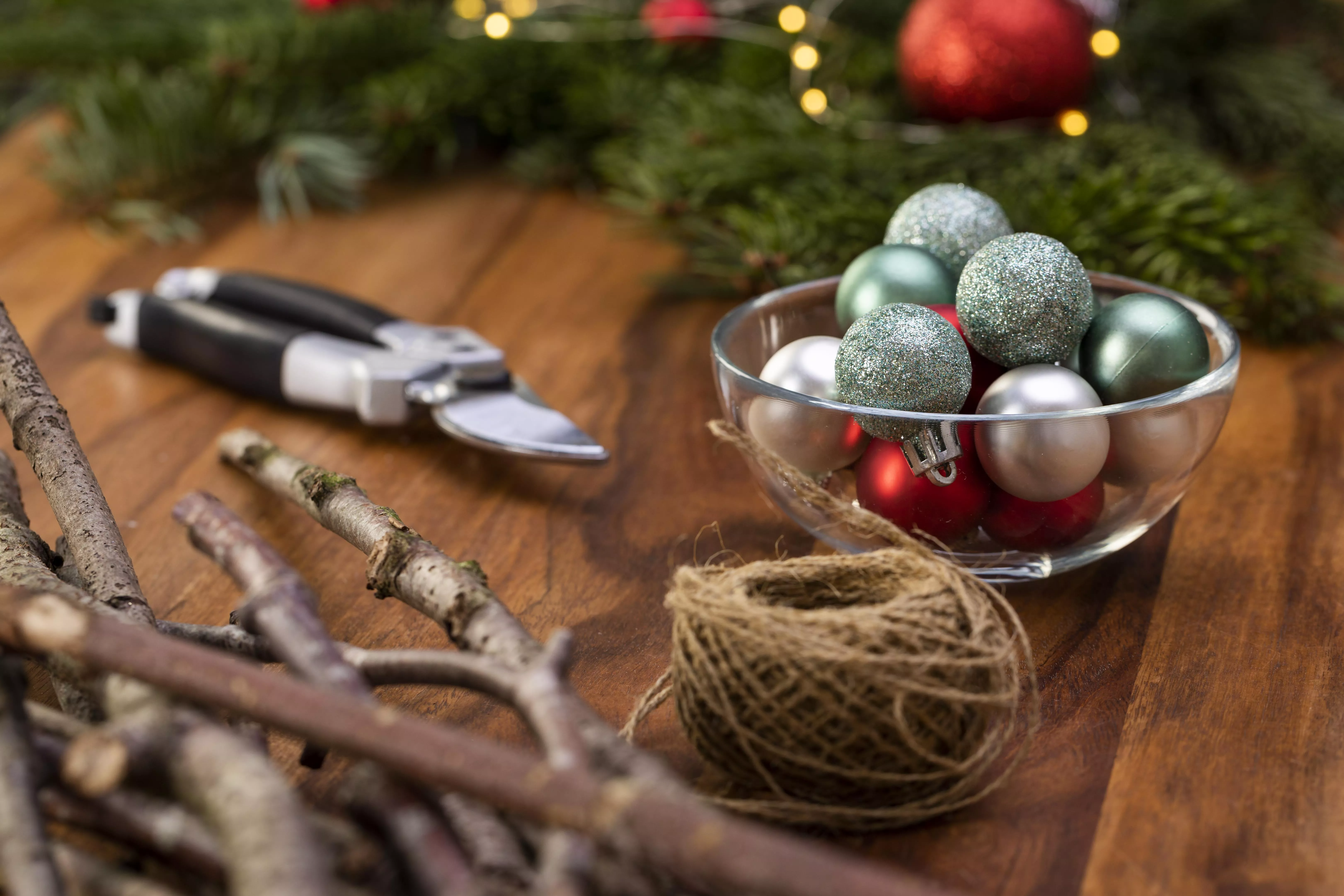 2 GS595646 Materialien für DIY Weihnachtsbaum