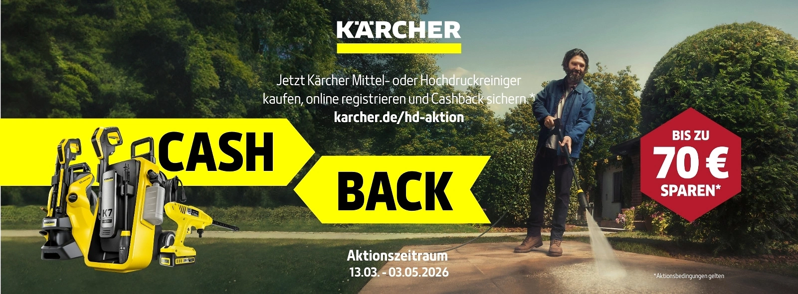 EICH Kärcher Cashback Website 1600x590