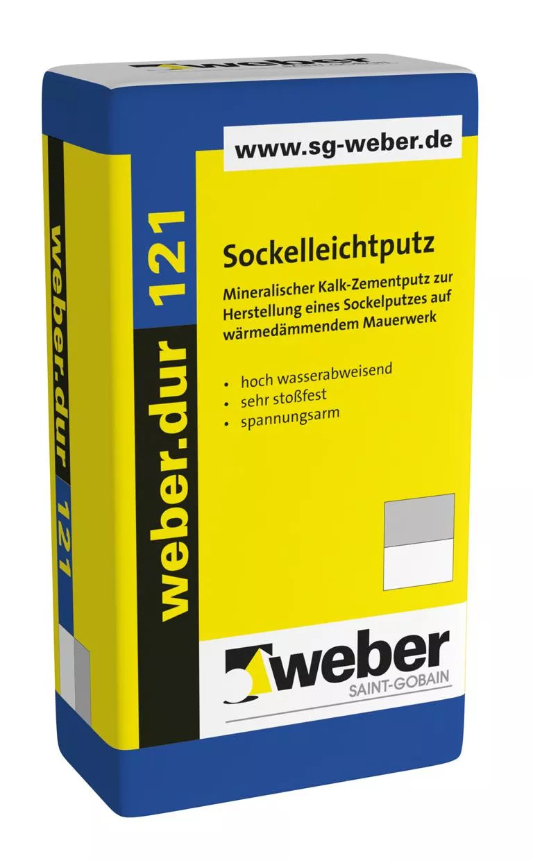 SOCKEL-LEICHTP. WEBER.DUR 121