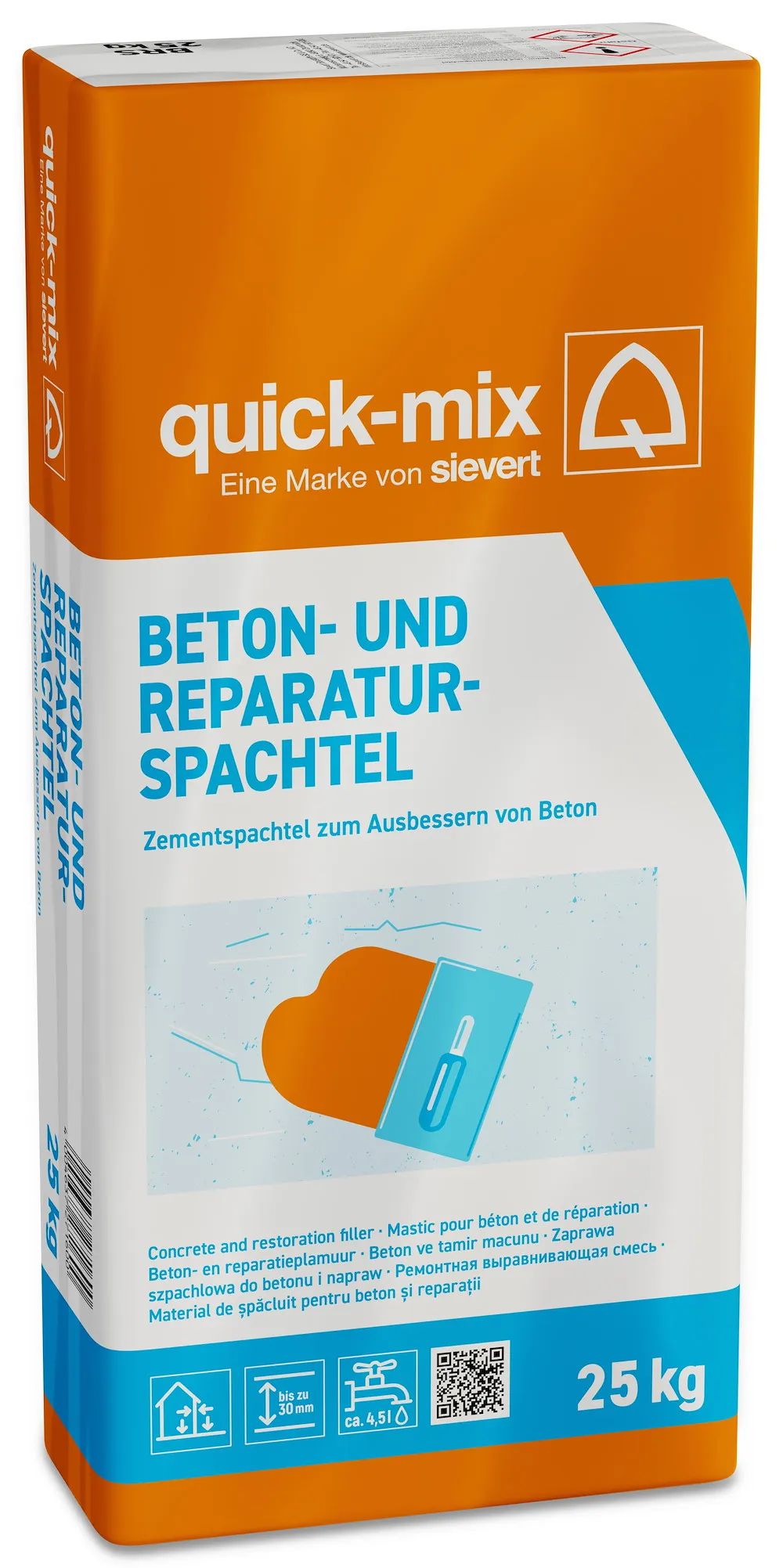 Beton- u. Reparaturspachtel