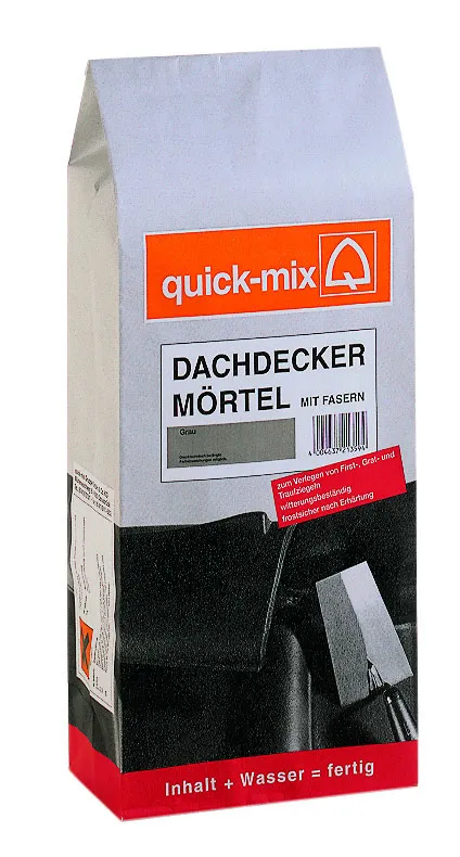 Dachdeckerm&ouml;rtel 10 kg grau