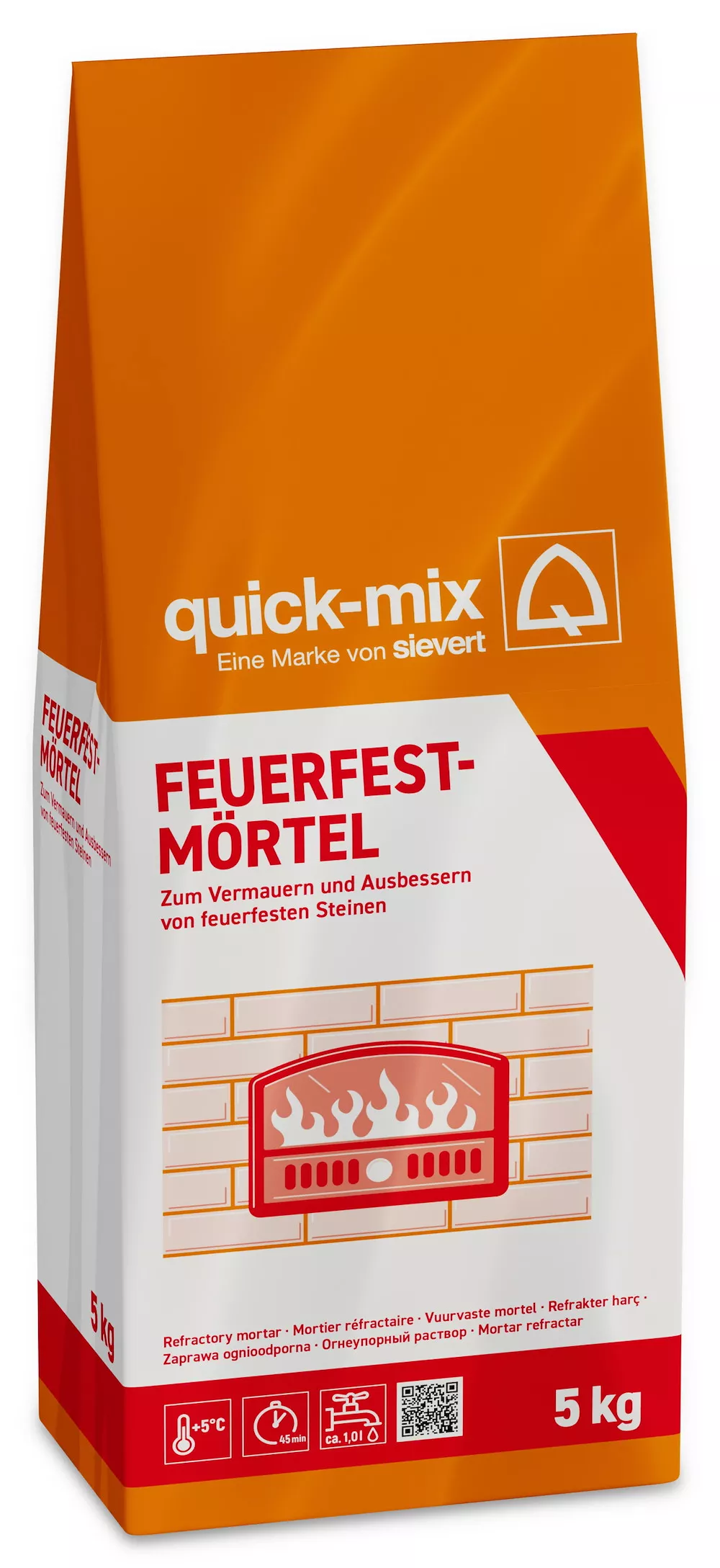 Feuerfestm&ouml;rtel 5 kg