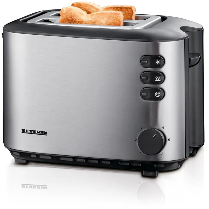 Autom.-Toaster 850W Edelstahl