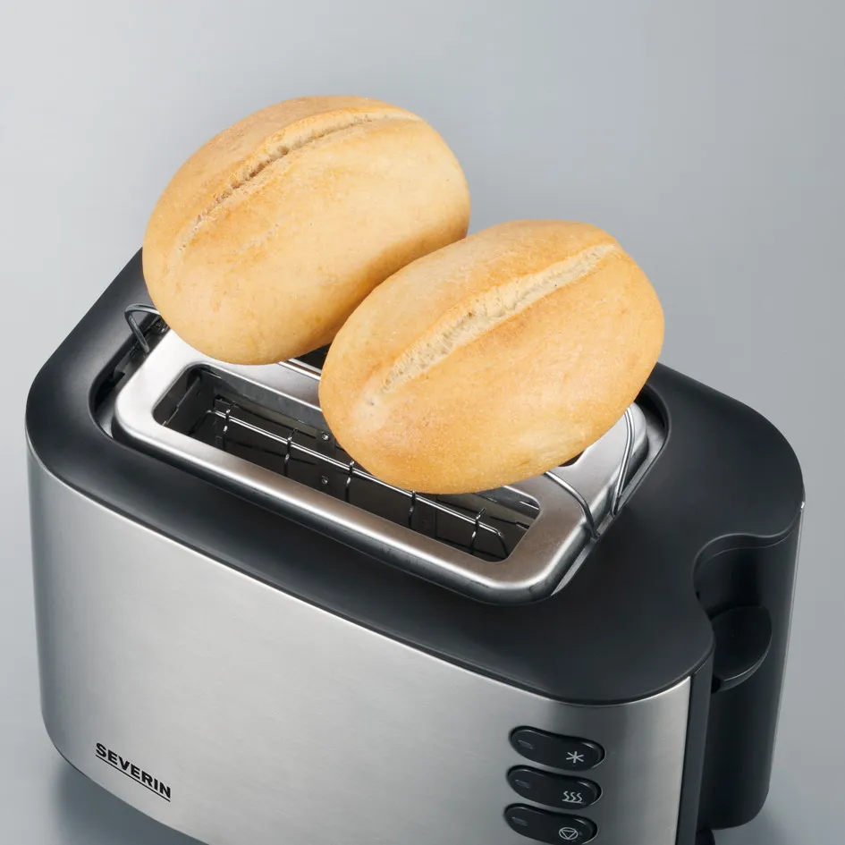 Autom.-Toaster 850W Edelstahl