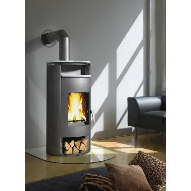 Kaminofen mit Speichersteinen