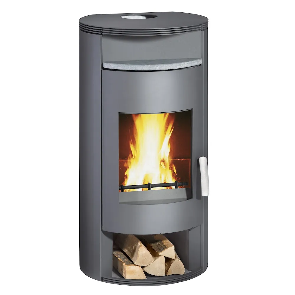 Kaminofen mit Speichersteinen