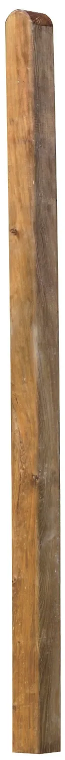 Pfosten BRAUN Kopf gerundet