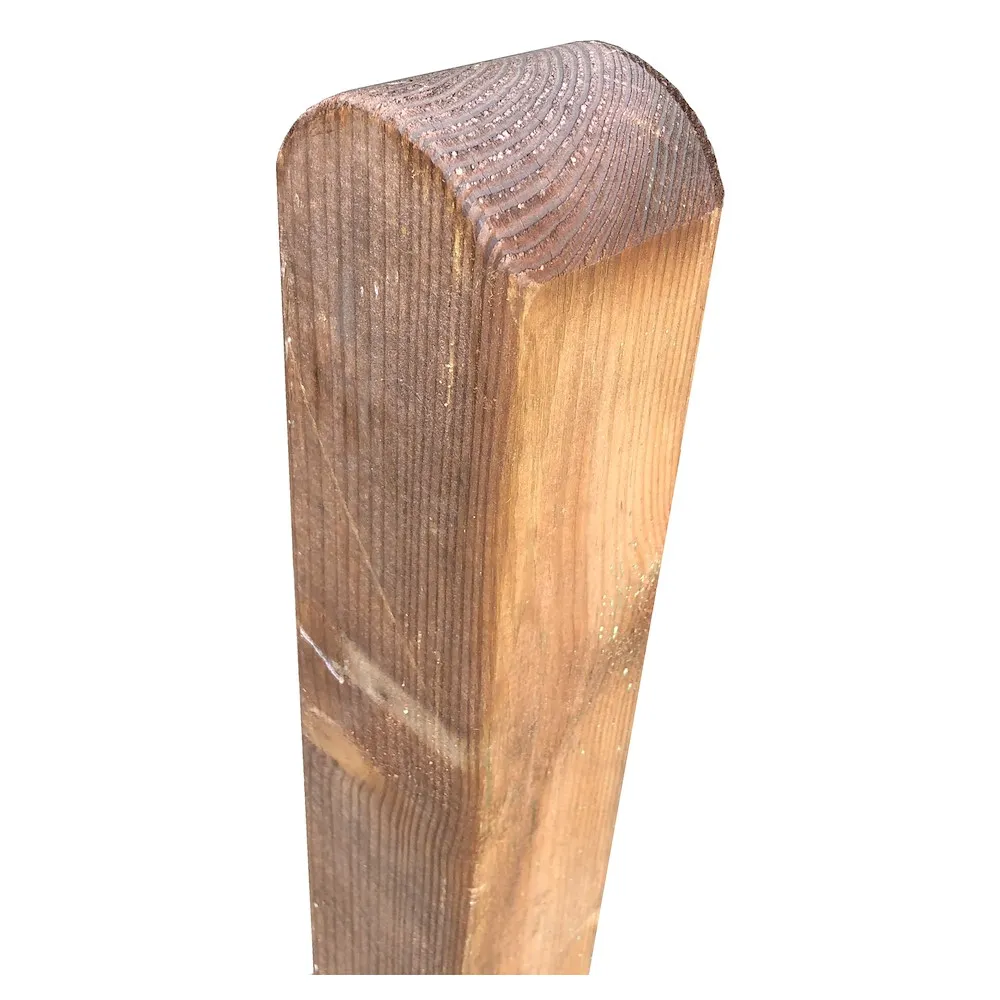 Pfosten BRAUN Kopf gerundet