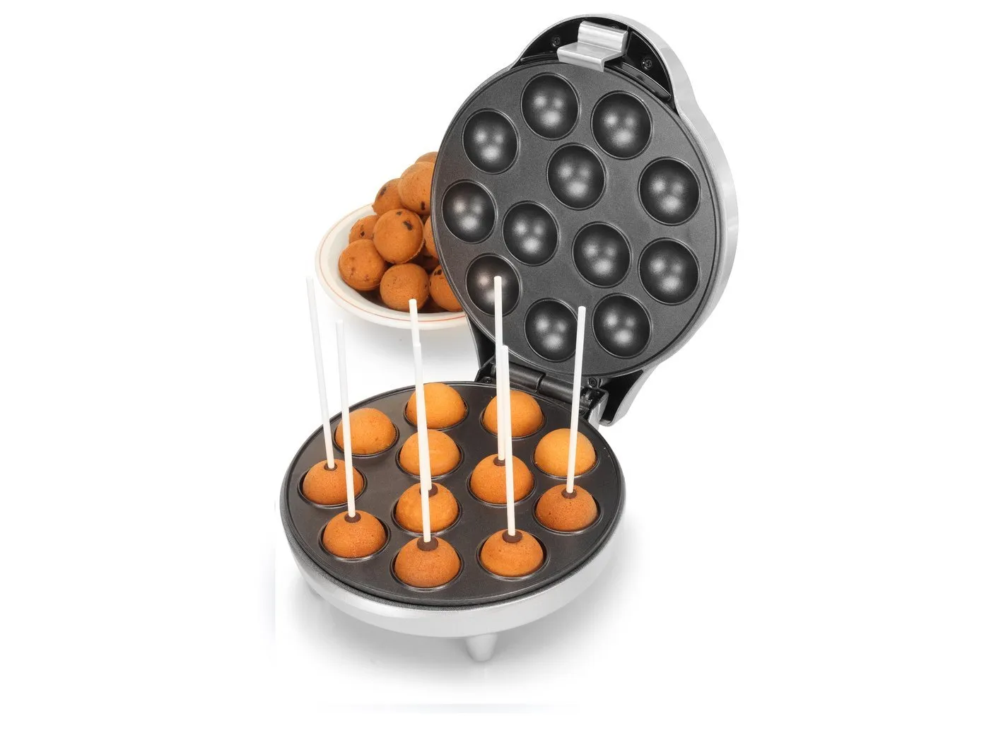 CAKE POP MAKER, SILBER OPTIK
