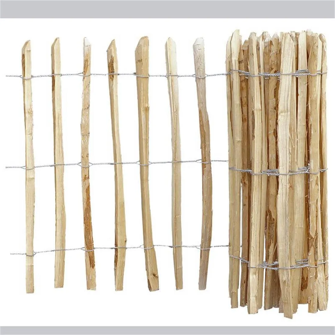 Staketenzaun Berg-Haselnuss