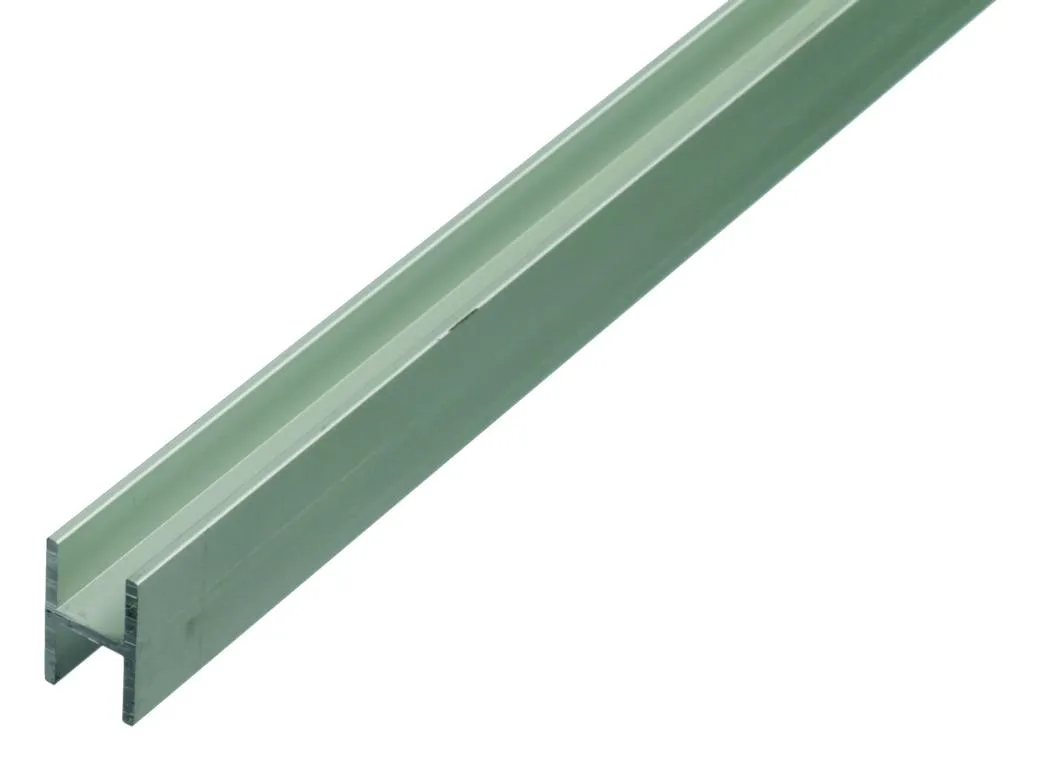 H-Profil Alu-silberf-elox.