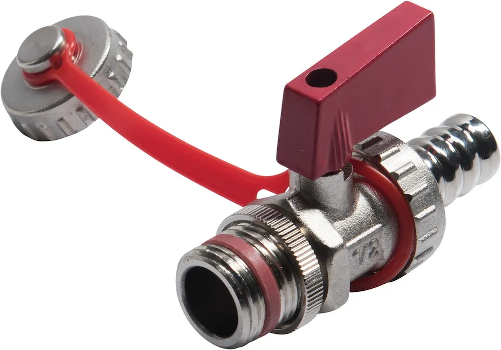 KFE-Kugelhahn 1/2'' vernickelt