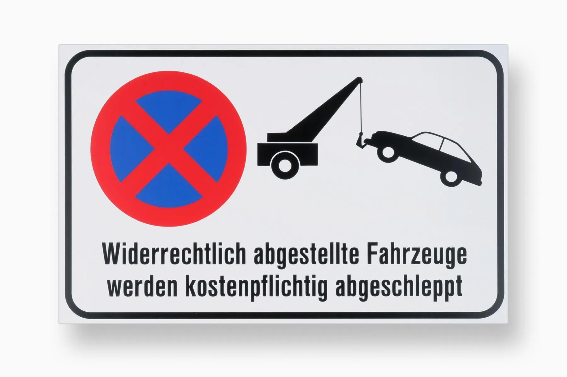 Schild Abschleppen