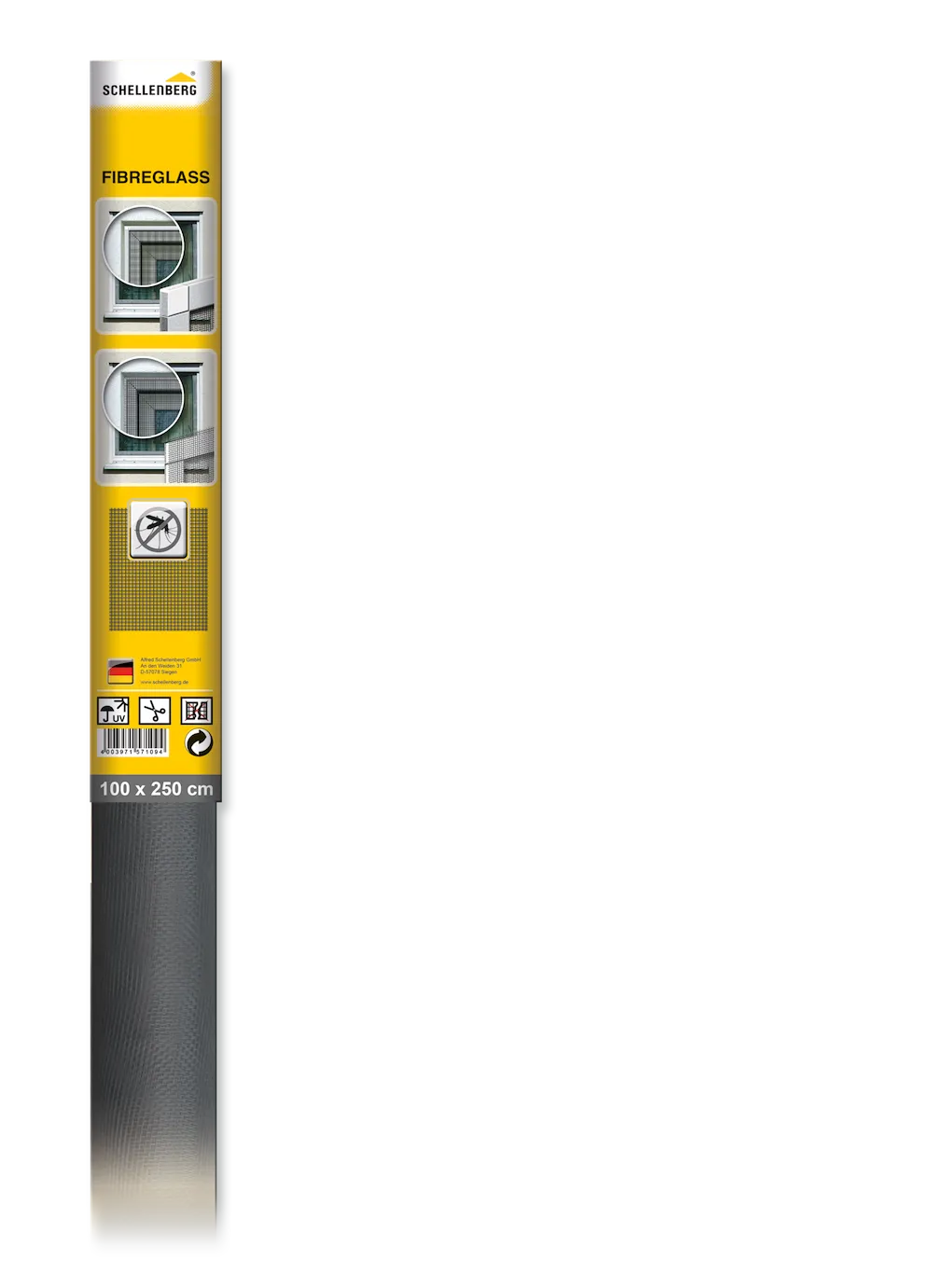 Fibergl.-Fliegeng. 100/250cm