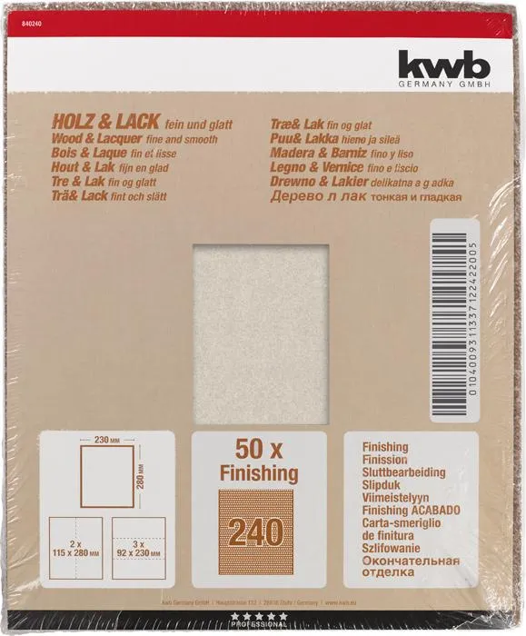 Schleifbogen FINISHING K240