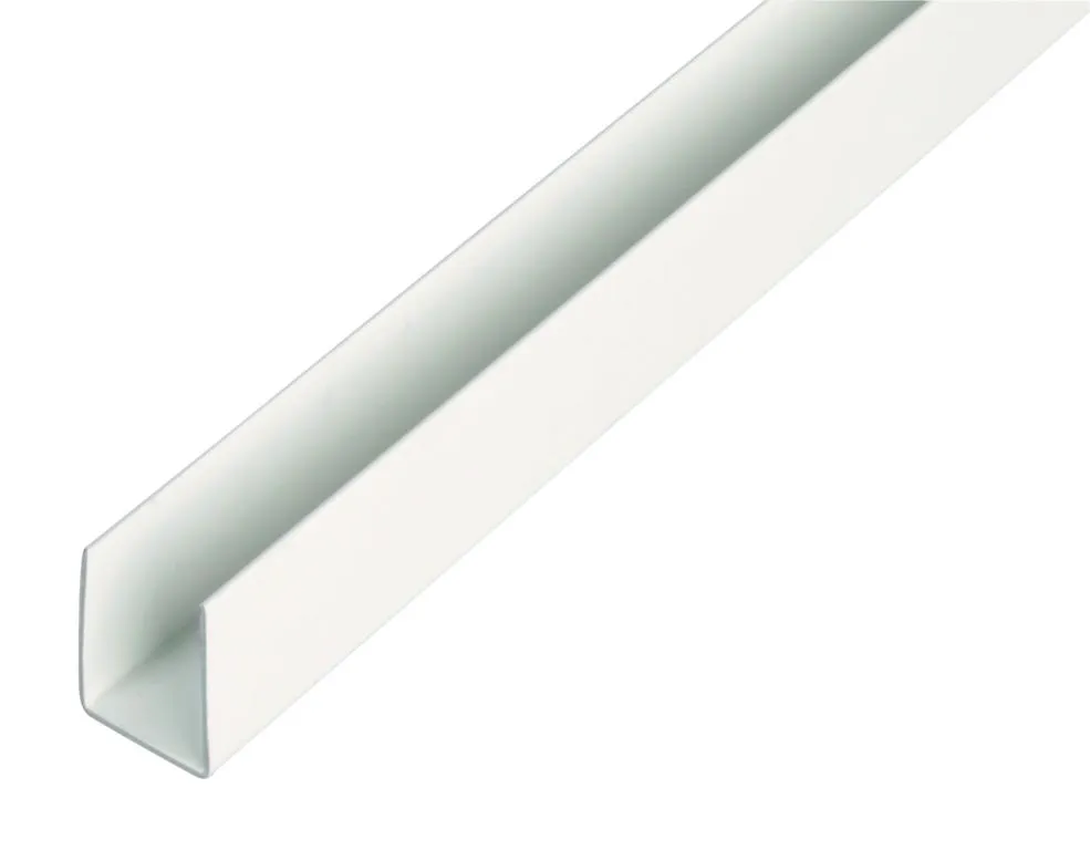 U-Profil Kunststoff wei&szlig;