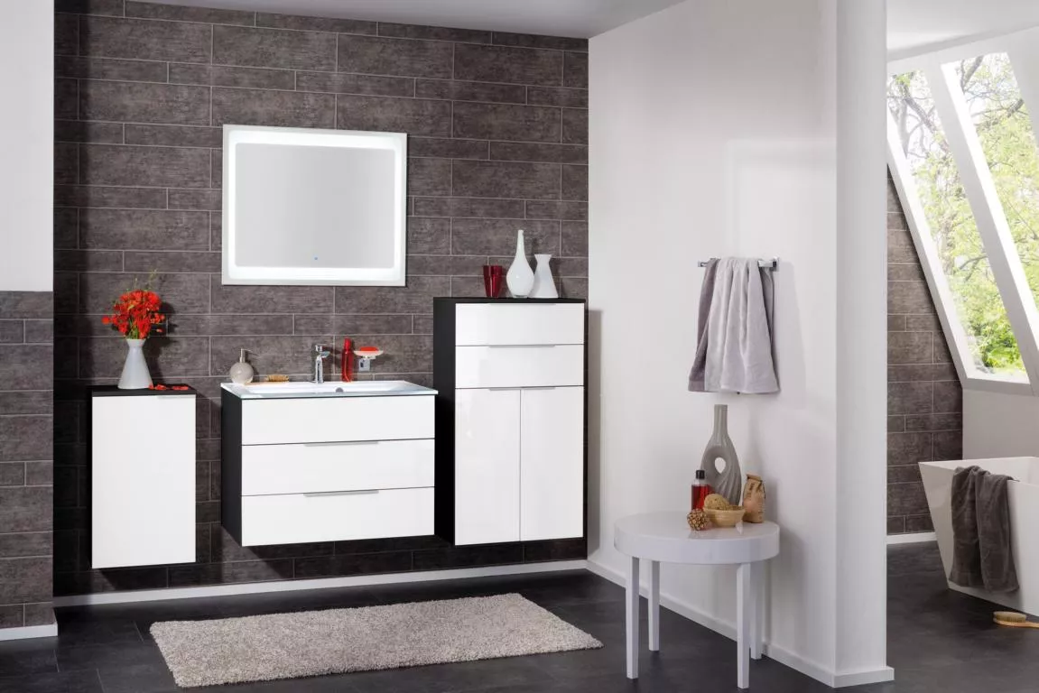 Glaswaschbecken white