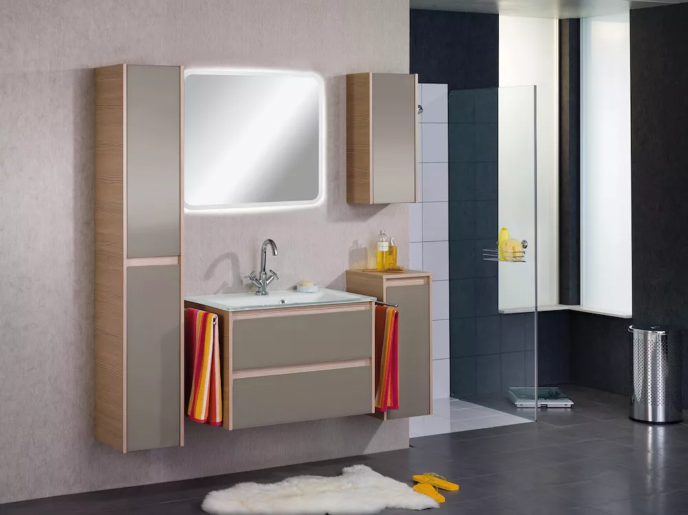 Glaswaschbecken white