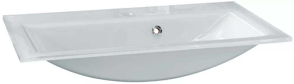 Glaswaschbecken white