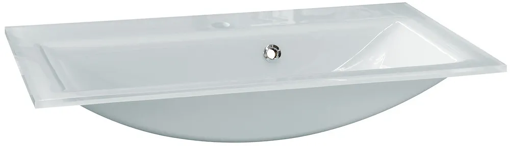 Glaswaschbecken white