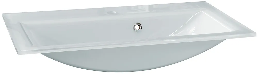 Glaswaschbecken white