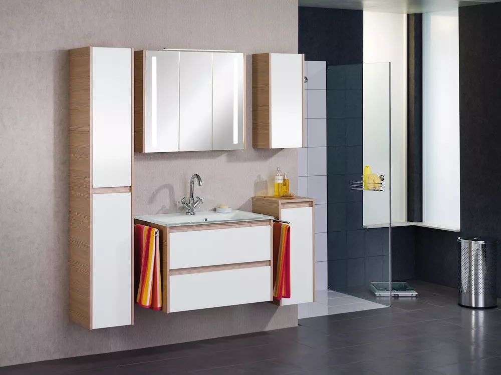 Glaswaschbecken white