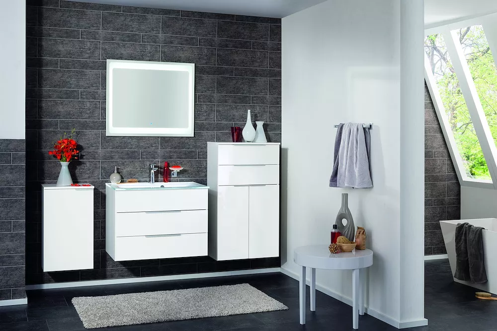 Glaswaschbecken white