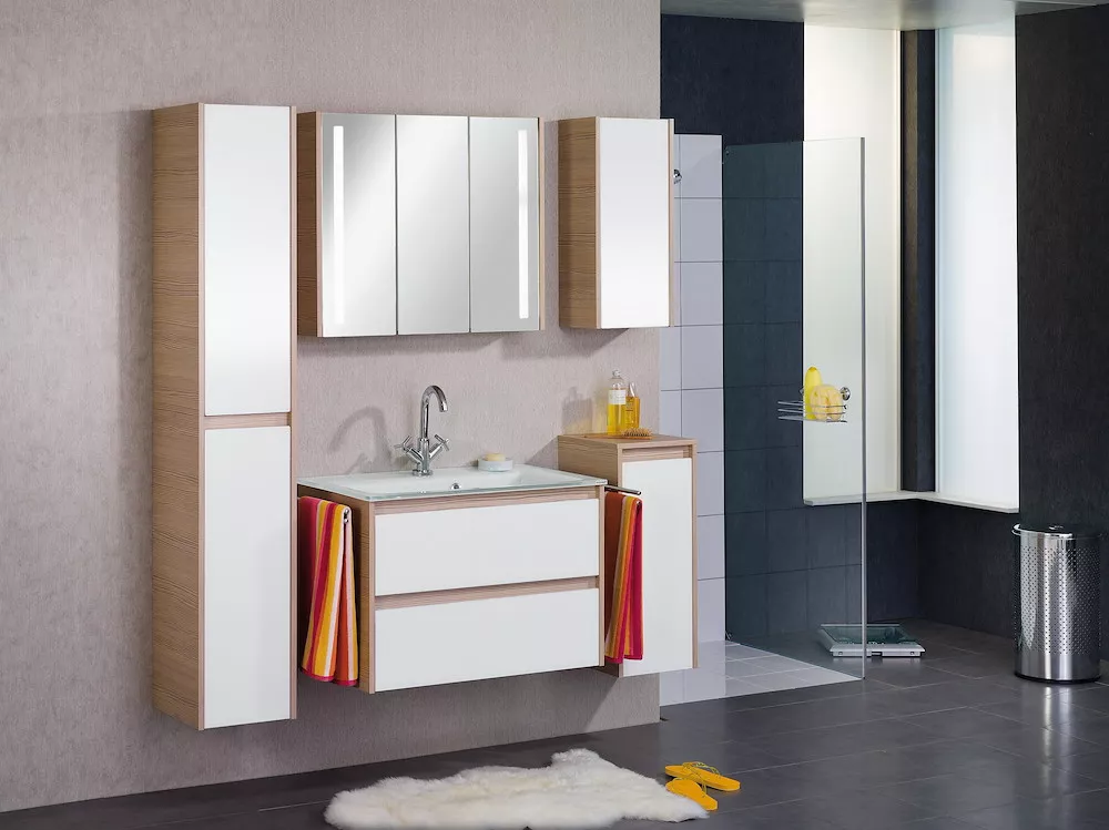 Glaswaschbecken white