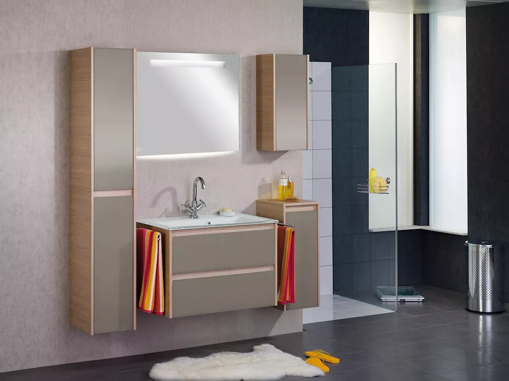 Glaswaschbecken white