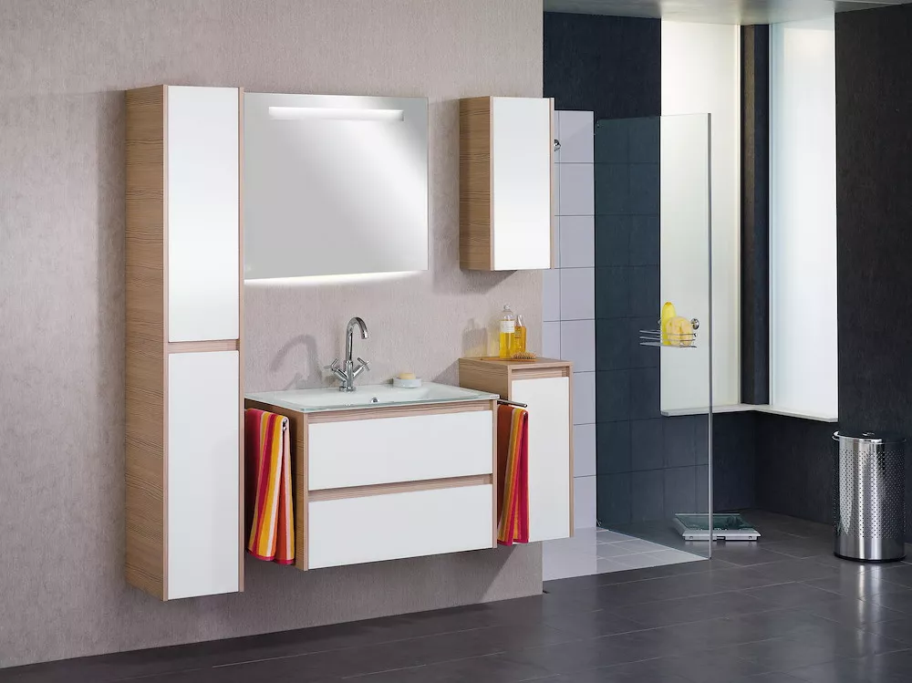 Glaswaschbecken white