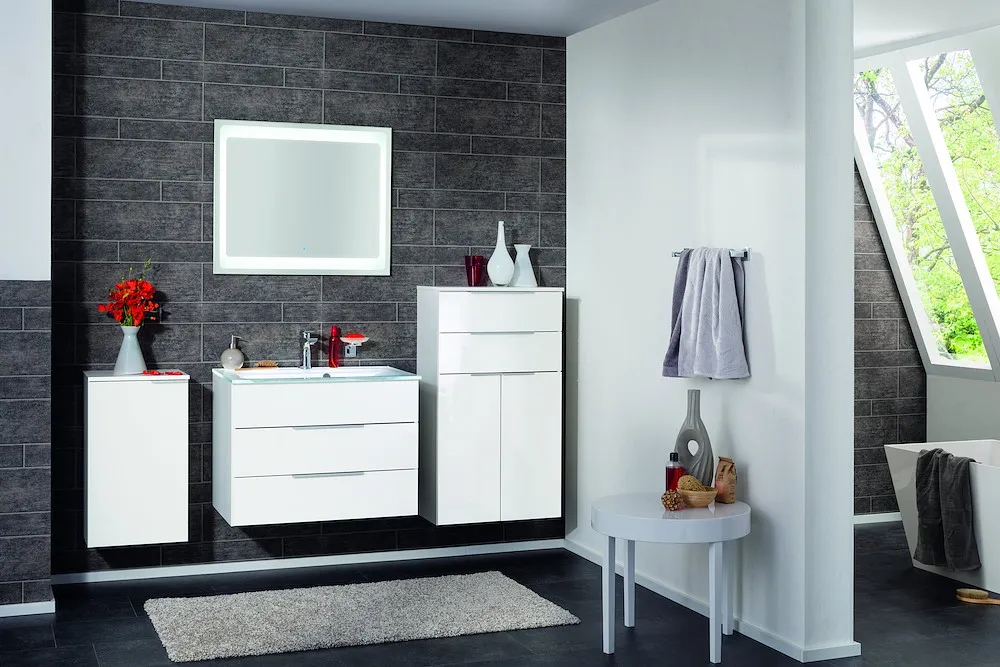 Glaswaschbecken white