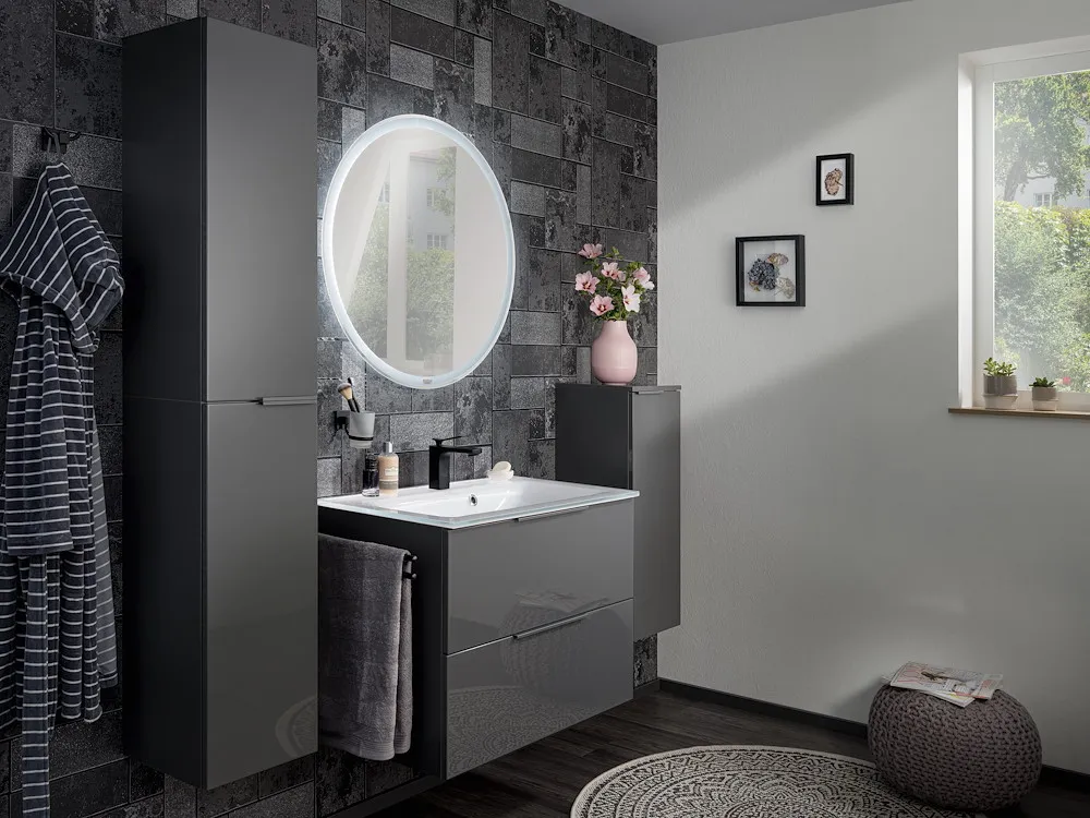 Glaswaschbecken white