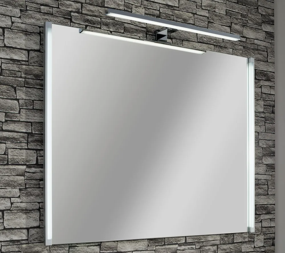 Spiegelelement LED-LINE Wei&szlig;