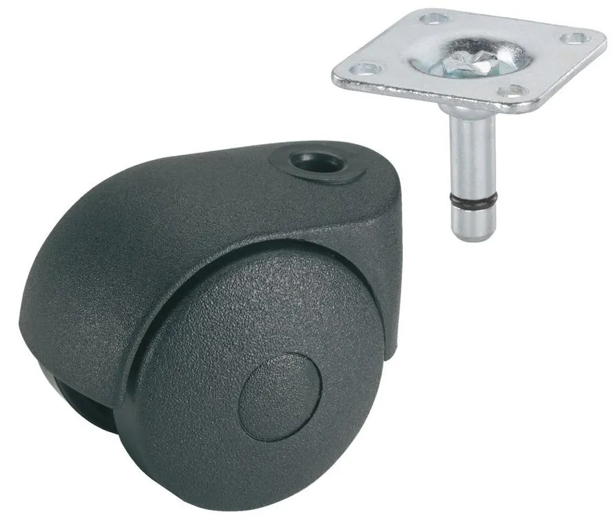 Doppelrolle 40 mm KS-schwarz