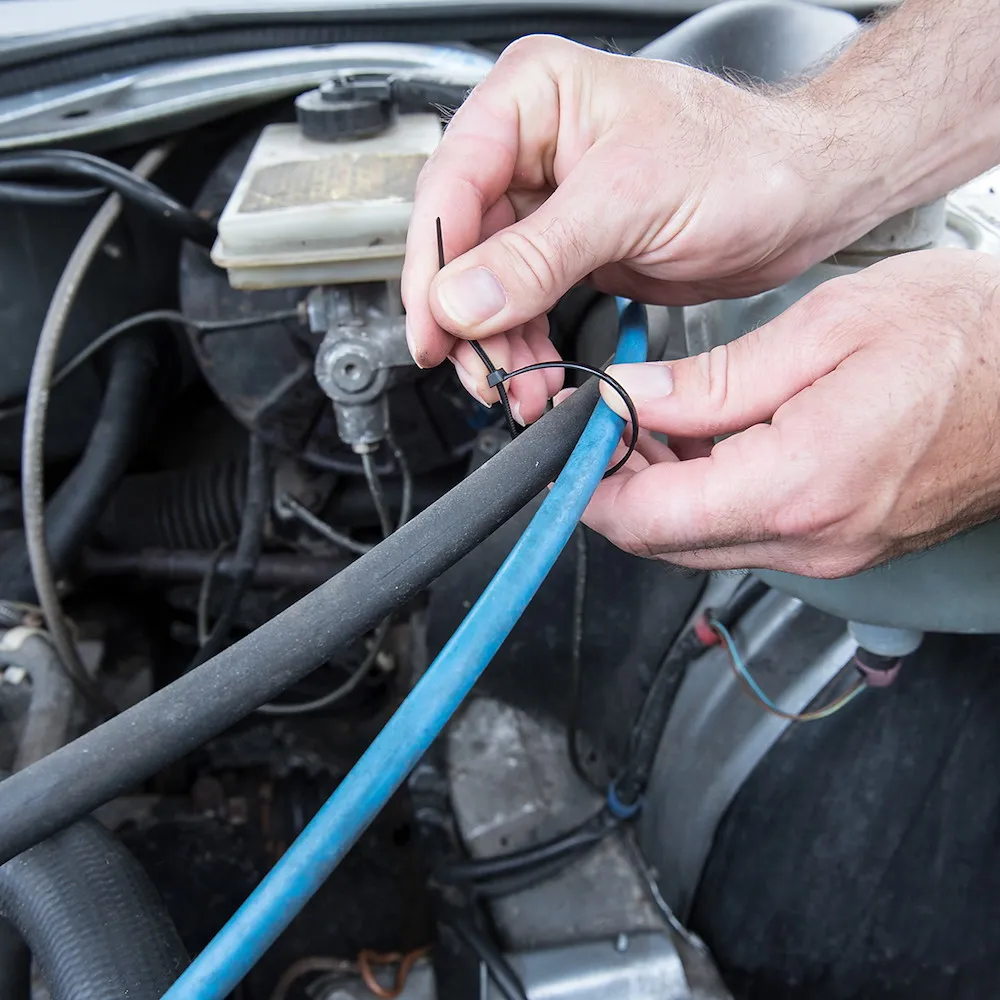 Kabelbindersortiment wei&szlig;