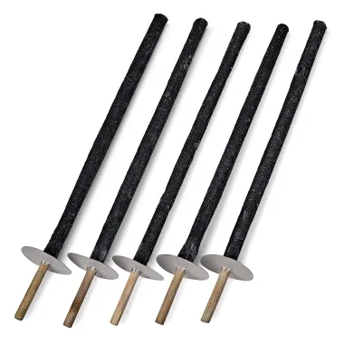 Pechfackeln 60cm, 5er Pack