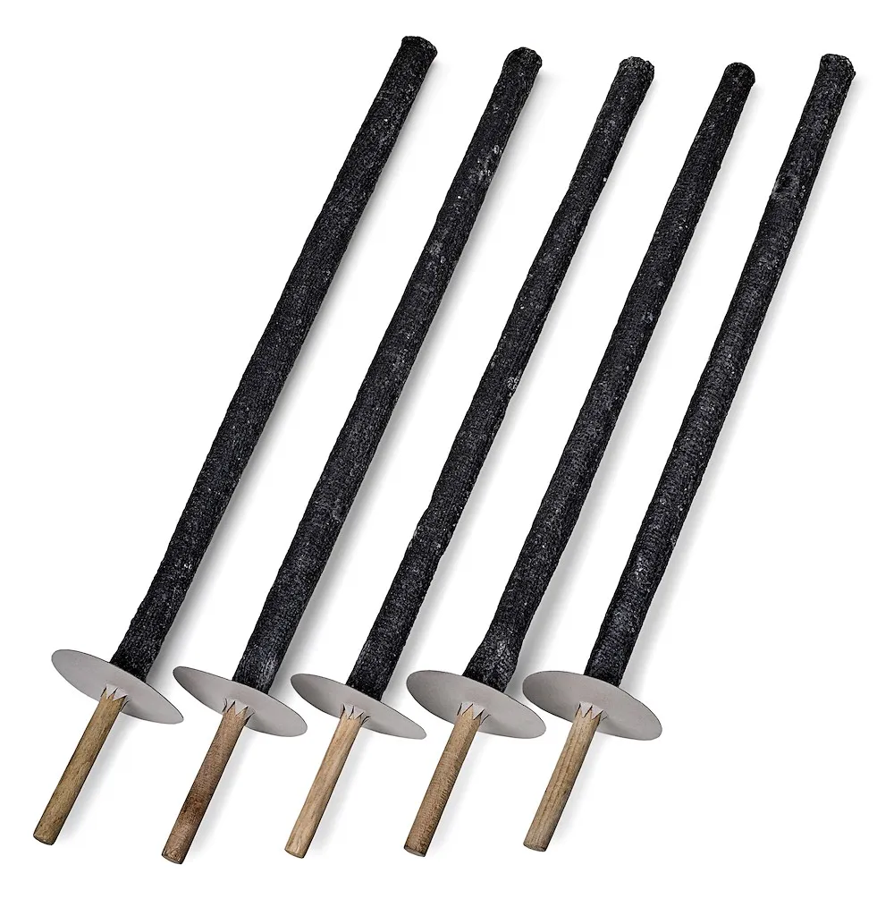Pechfackeln 60cm, 5er Pack