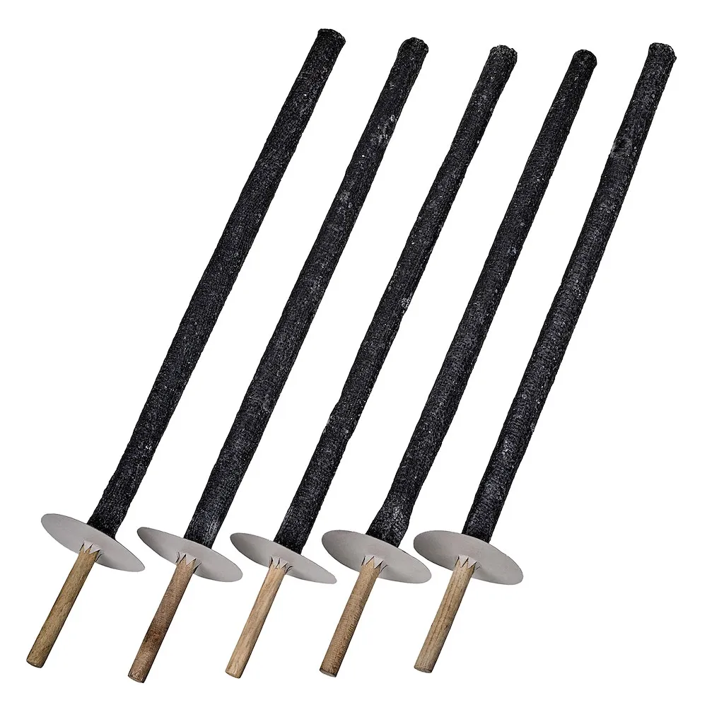 Pechfackeln 60cm, 5er Pack