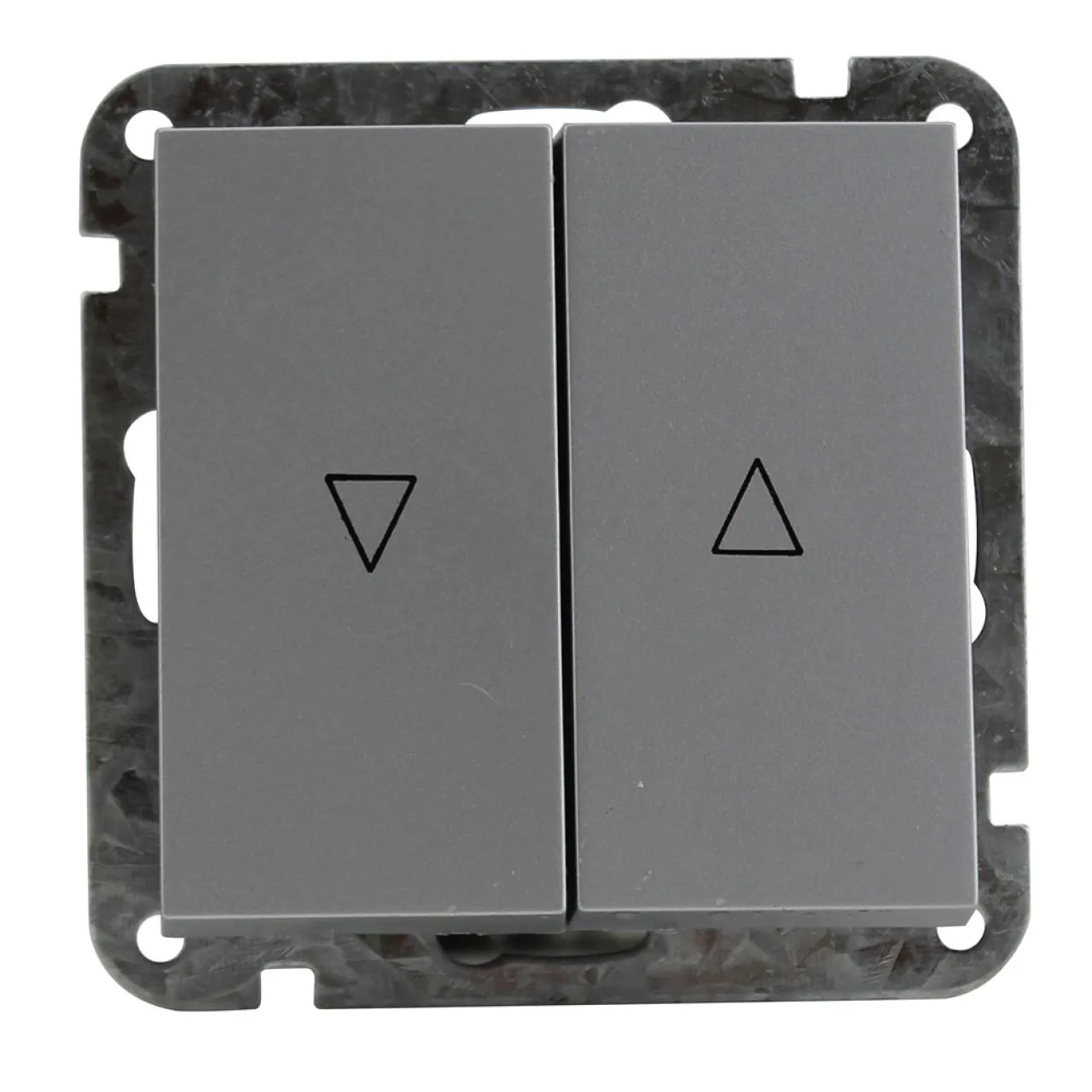 Jalousientaster, silber,