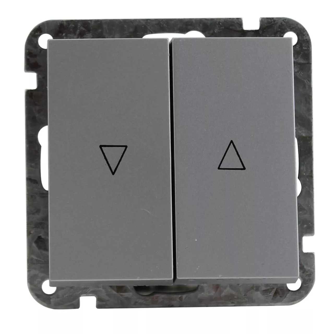 Jalousientaster, silber,