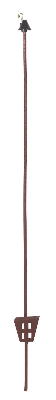 Ovalstahlpfahl mit Metall&ouml;se