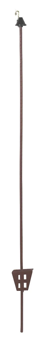 Ovalstahlpfahl mit Metall&ouml;se