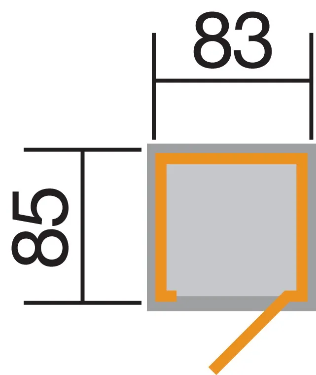 Terrassenschrank Gr. 1