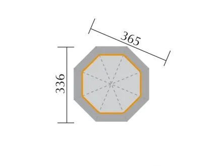 8-Eck Pavillon 234 B