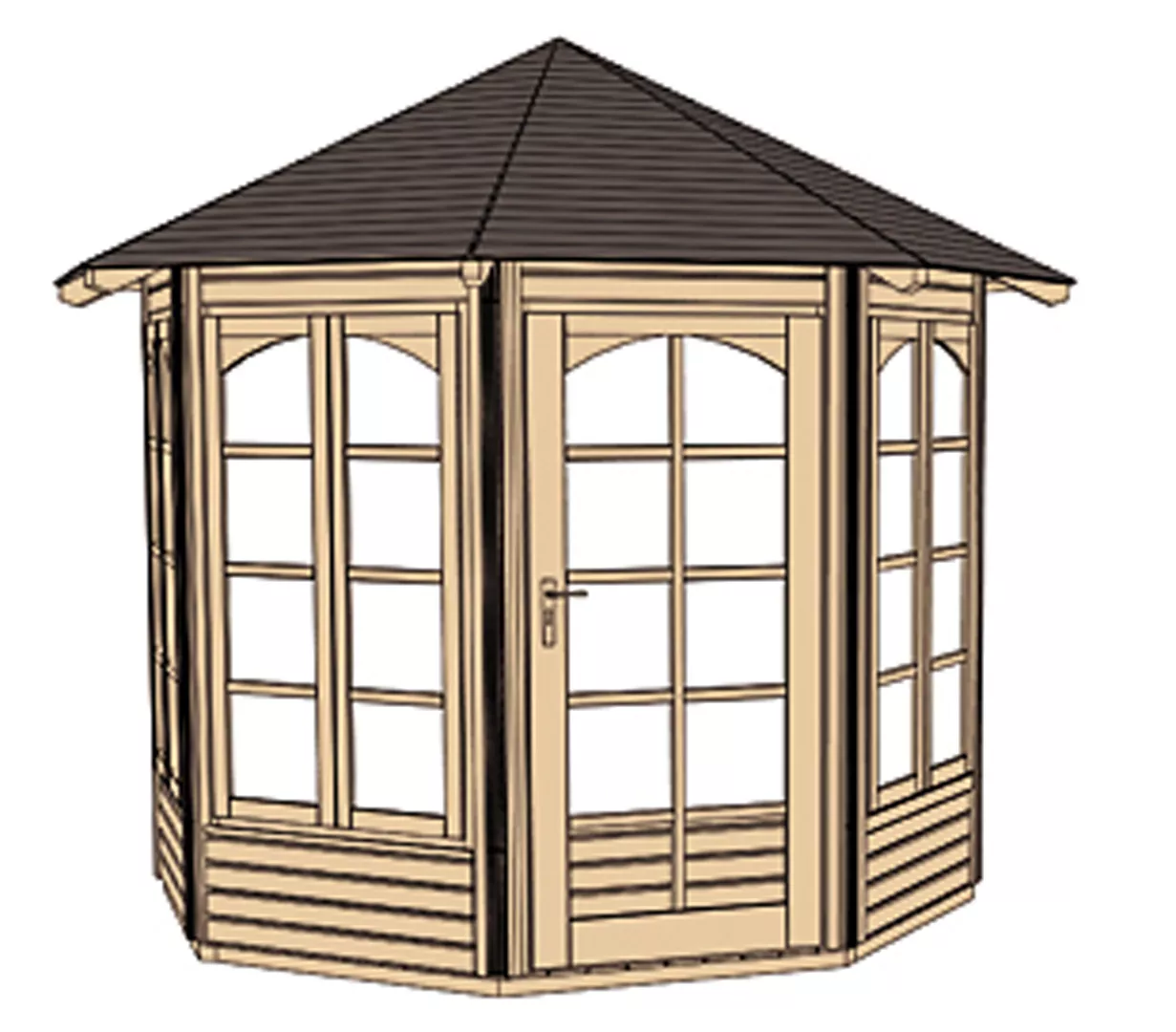 8-Eck Pavillon 234 B