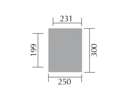 Terrassen&uuml;berdachung 671 Gr. 1