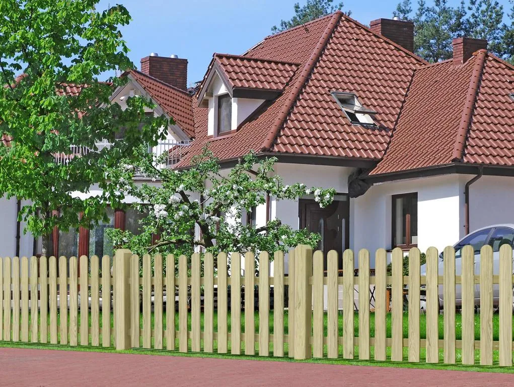 Vorgartenzaun gerade