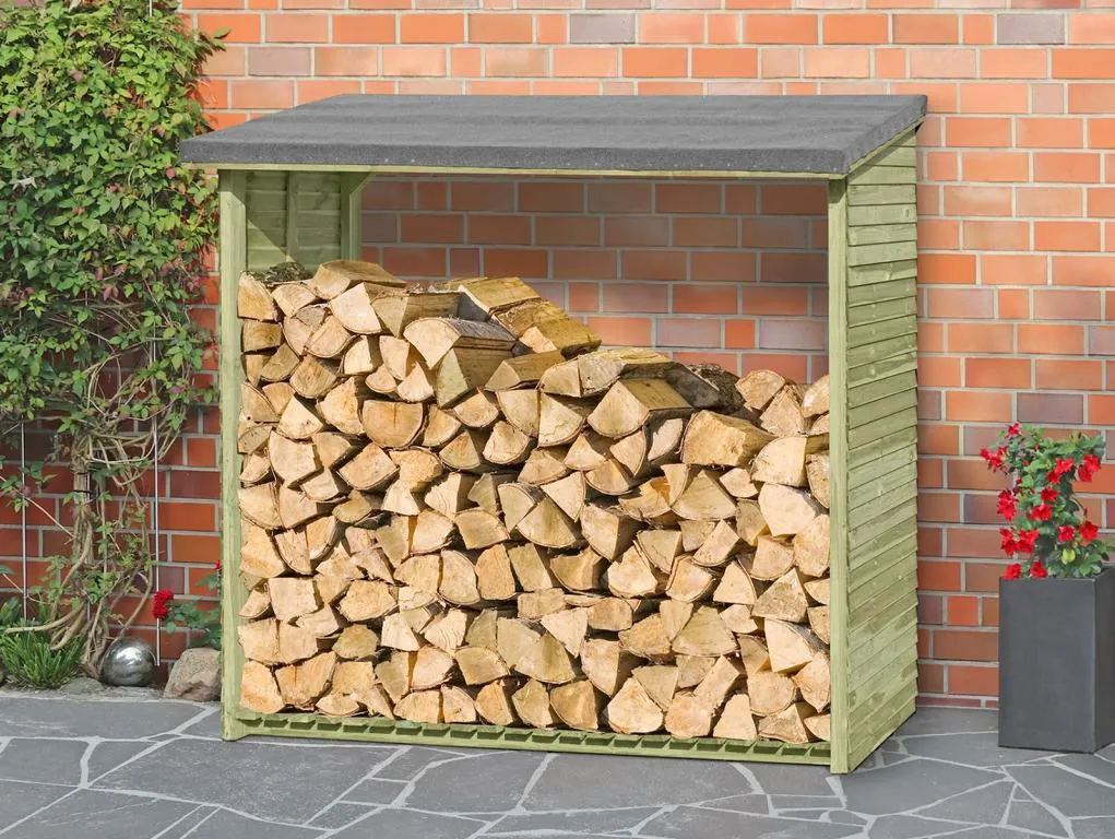 Kaminholzunterstand