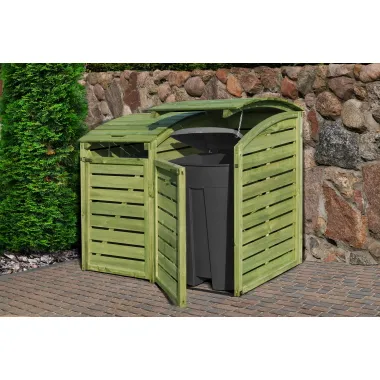 M&uuml;lltonnenabtrennung f&uuml;r