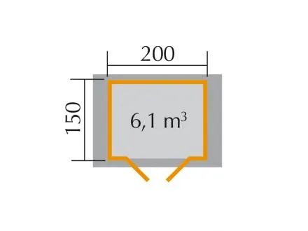 BBH 19mm 316 Gr.1, lasiert